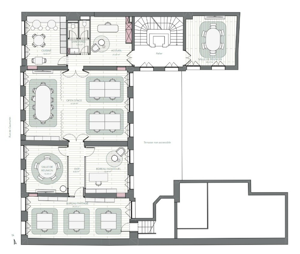 SUPERBES BUREAUX DE 235 M2 PARIS QCA